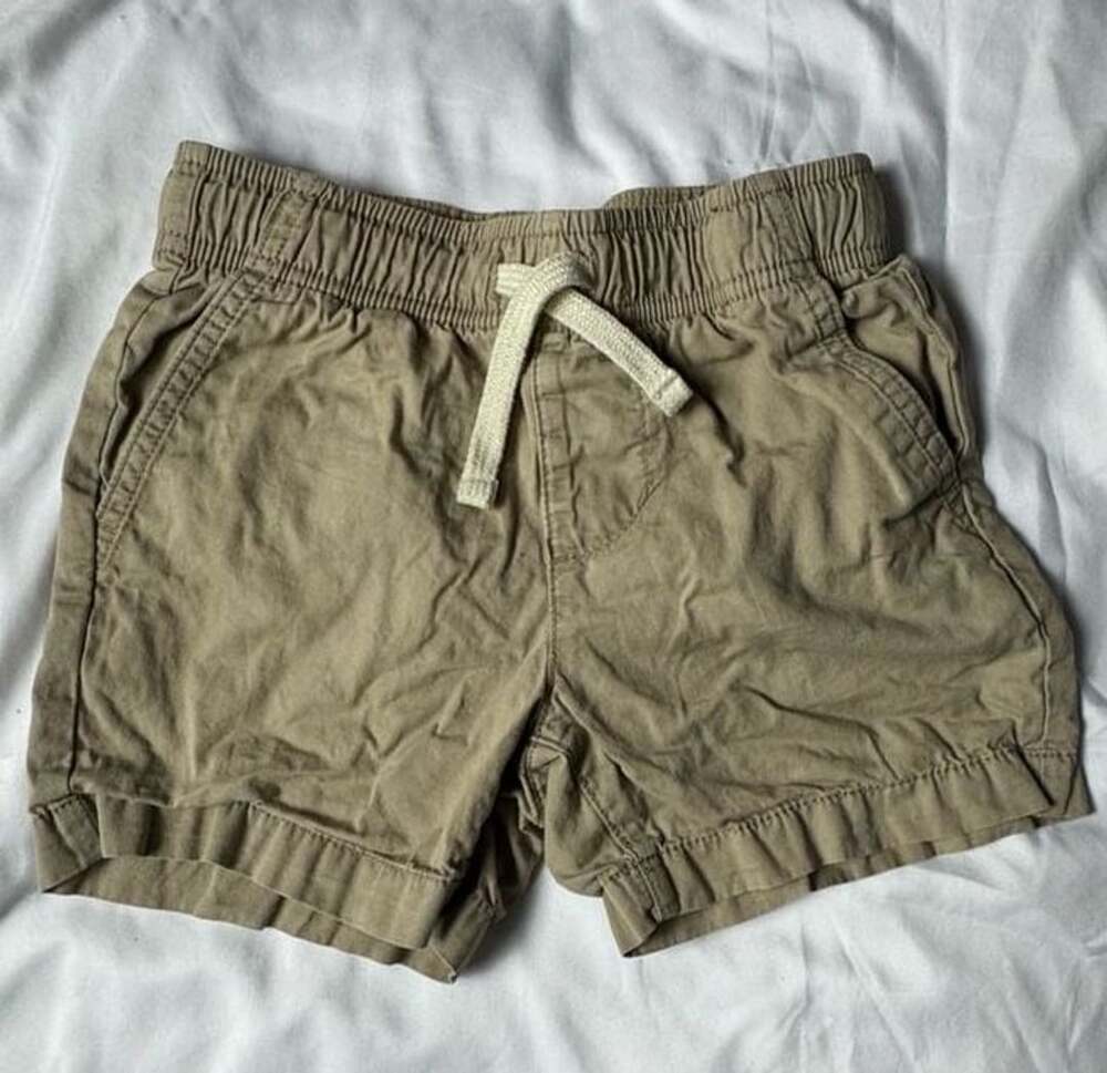 Old Navy Relaxed Chino Shorts Size XS (5) Tan Drawstring